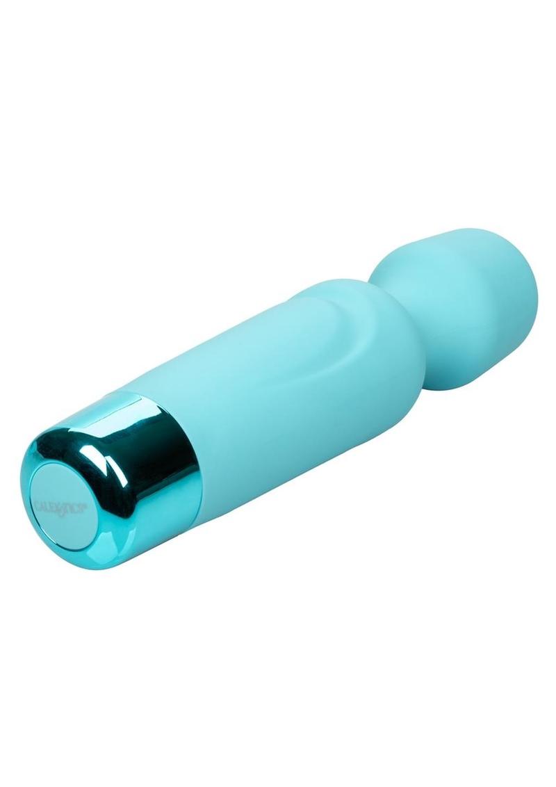 Eden Wand Silicone Vibrating Wand Massager - Blue/Teal