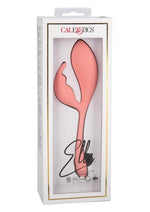 Elle Liquid Silicone Bunny Rechargeable Vibrator - Orange