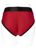 Em.Ex.. Active Harness Wear Contour Harness Briefs - Red - Small