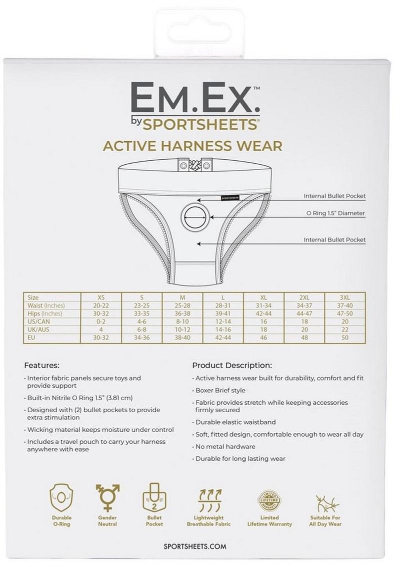 Em.Ex. Fit Harness Corset - Black - Medium