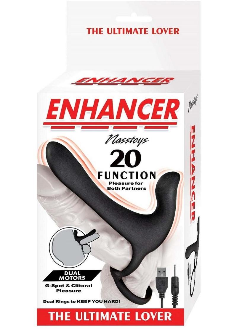 Enhancer The Ultimate Lover Rechargeable Silicone Couples Cock Ring