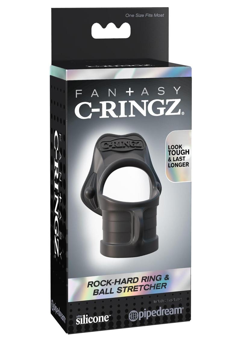 Fantasy C-Ringz Silicone Rock Hard Cock Ring and Ball-Stretcher