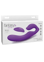 Fantasy For Her Her Ultimate Strapless Strap-On Multi Function Wireless Remote Waterproof Rechargeable - Purple