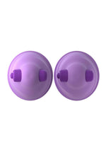 Fantasy For Her Silicone Vibrating Nipple Suck Hers Waterproof - Purple - 2in