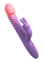 Fantasy For Her Thrusting Silicone Rabbit Multi Function Rechargeable Waterproof - Purple