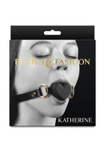 Fetish and Fashion Katherine Silicone Ball Gag - Black