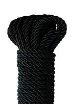 Fetish Fantasy Series Deluxe Silky Rope - Black - 32ft