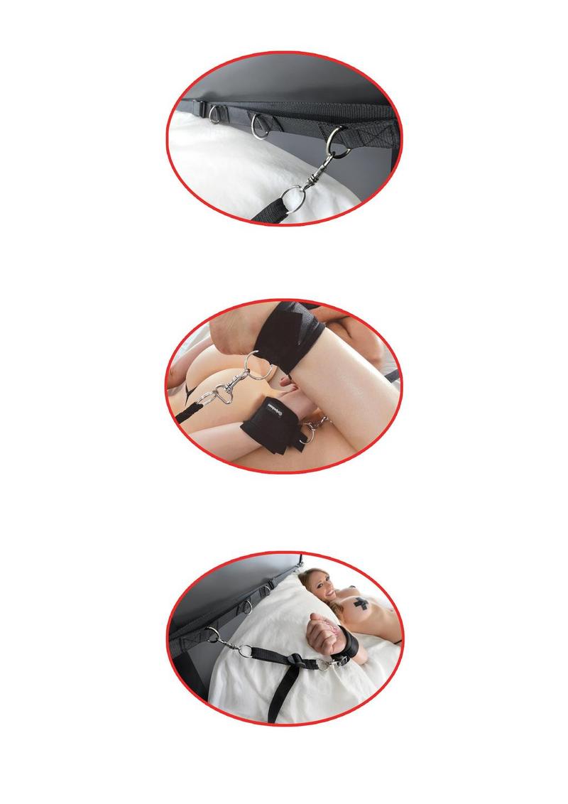 Fetish Fantasy Series Ultimate Bed Restraint System - Black