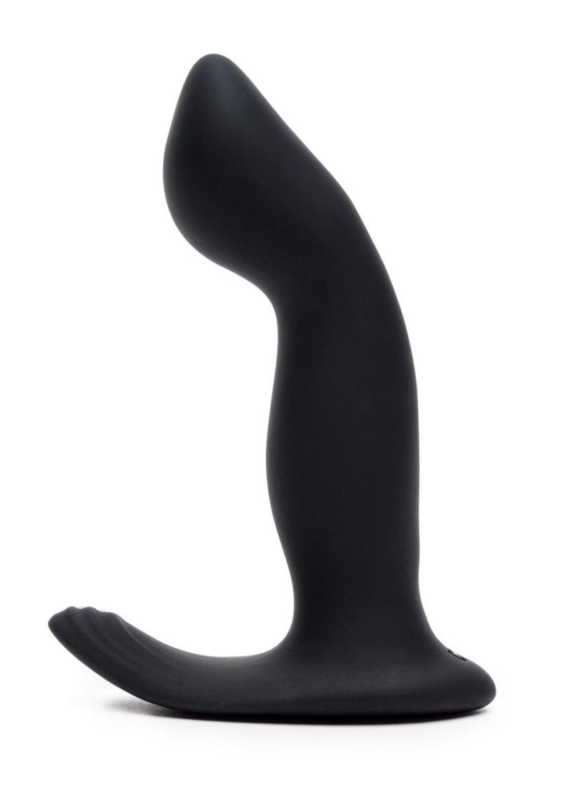 Fifty Shades Of Grey Sensation Rechargeable Silicone P-Spot Vibrator - Black