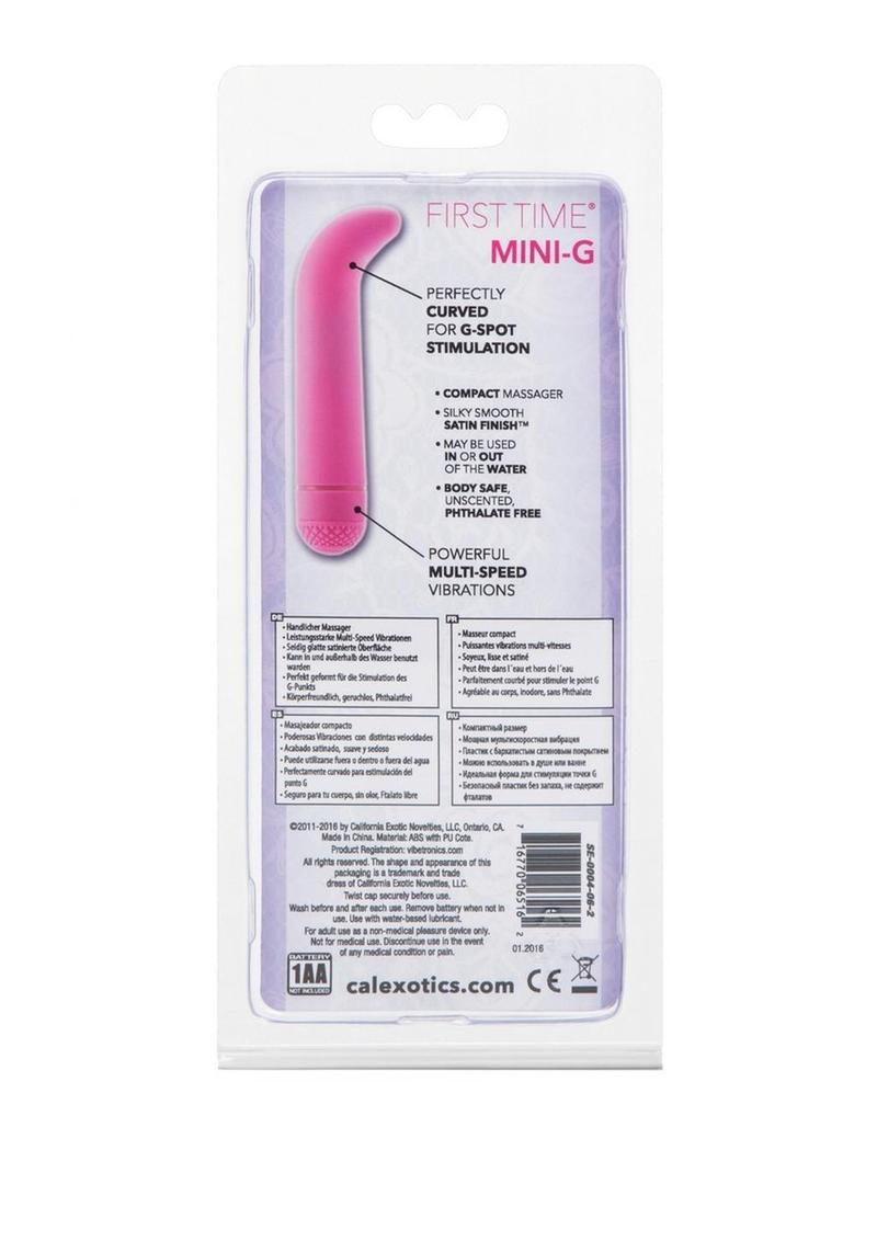 First Time Mini G G-Spot Vibrator - Pink