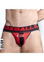 Fister 3d Rubber Fist Jock - Black/Red - Large