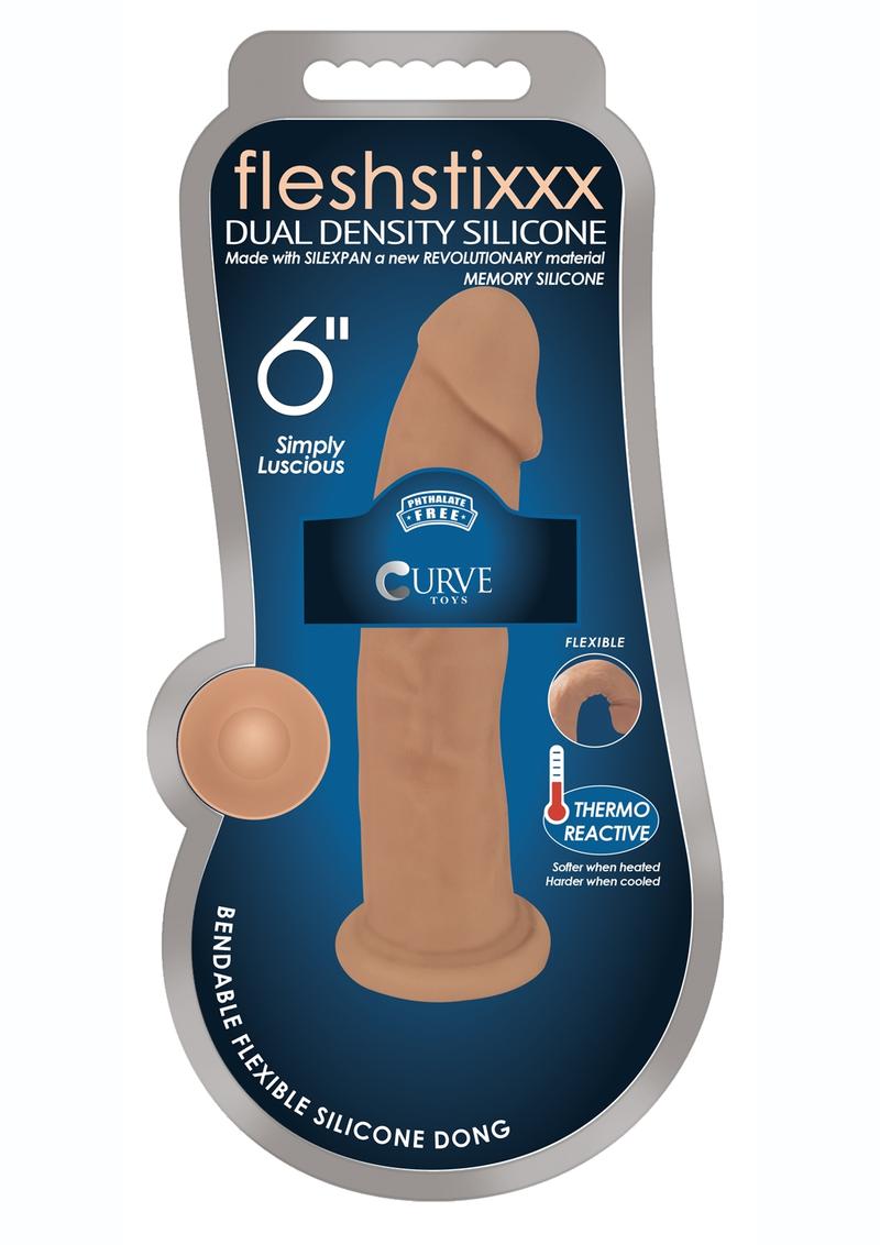 Fleshstixxx Dual Density Silicone Bendable Dong