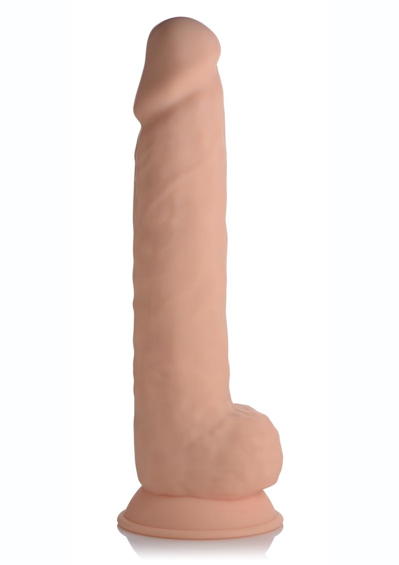 Fleshstixxx Dual Density Silicone Bendable Dong with Balls