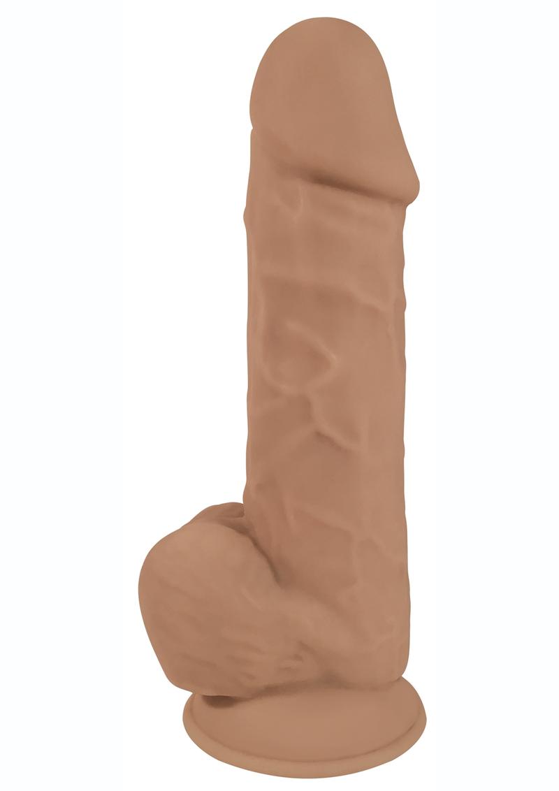 Fleshstixxx Dual Density Silicone Bendable Dong with Balls