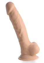 Fleshstixxx Silicone Rechargeable Vibrating Dong with Balls