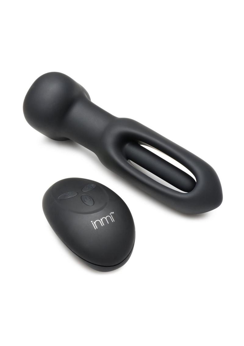 Flickers Bum Flick Flicking and Vibrating Rechargeable Silicone Butt Plug with Remote