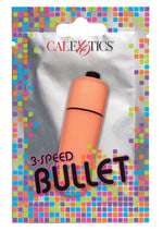 Foil Pack 3-Speed Bullet Vibrator - Orange