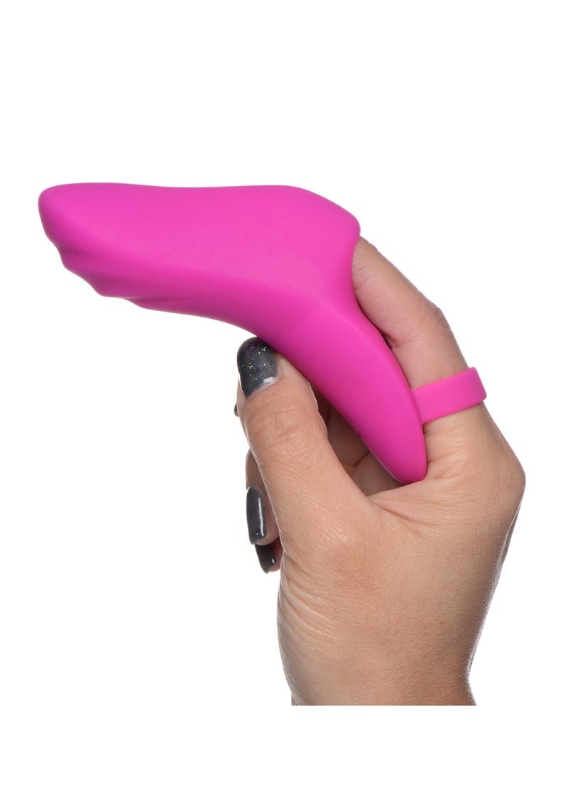 Frisky 7x Finger Bang'her Pro Silicone Rechargeable Finger Vibrator - Pink