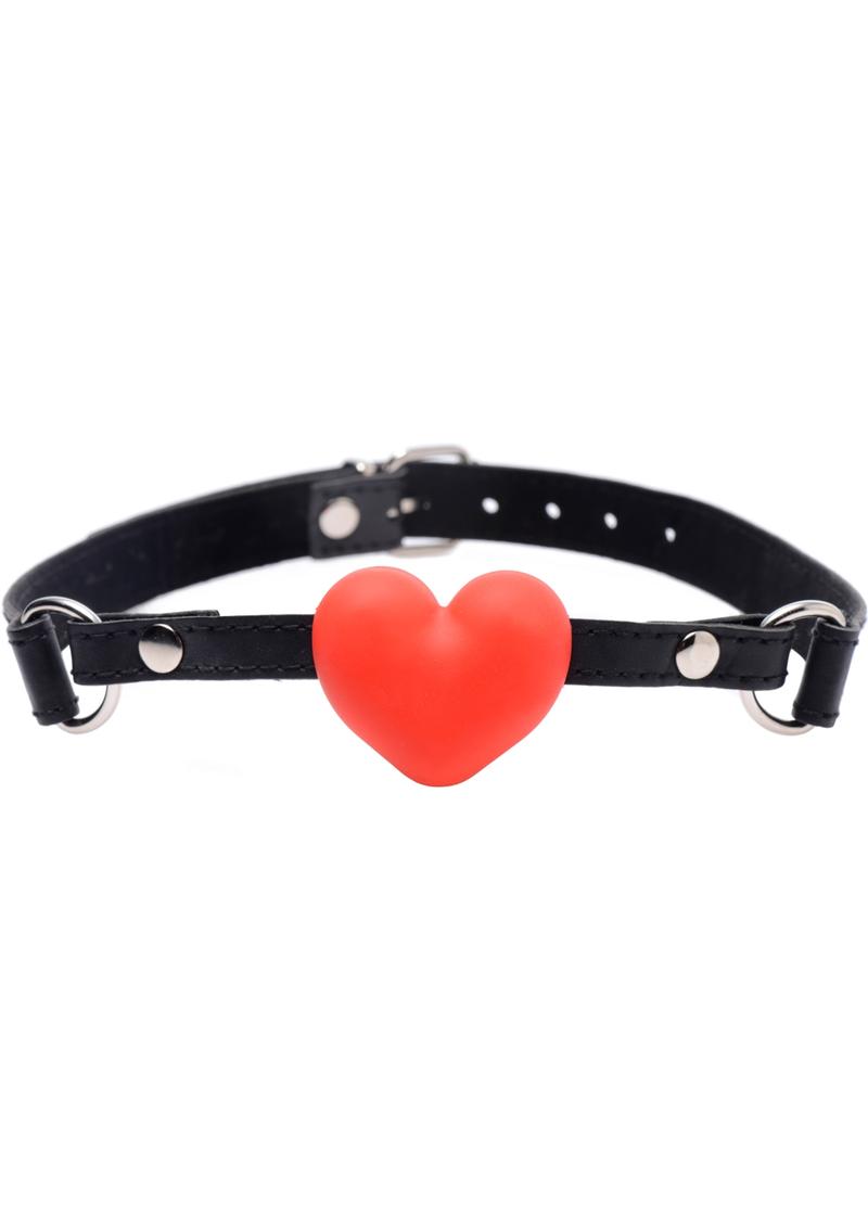 Frisky Heart Beat Silicone Heart Shaped Mouth Gag