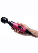 Frisky Playful Pleasure Plug In Wand Massager - Pink