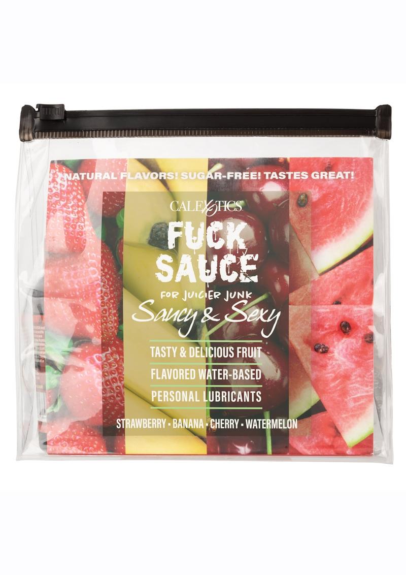 Fuck Sauce Flavored Water Based Personal Lubricant Variety - 2oz - 4 Pack