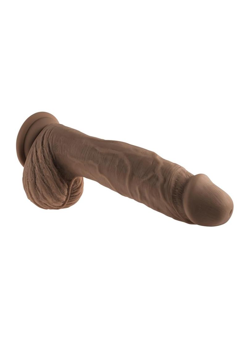 Full Monty Silicone Rechargeable Realistic Dildo with Remote