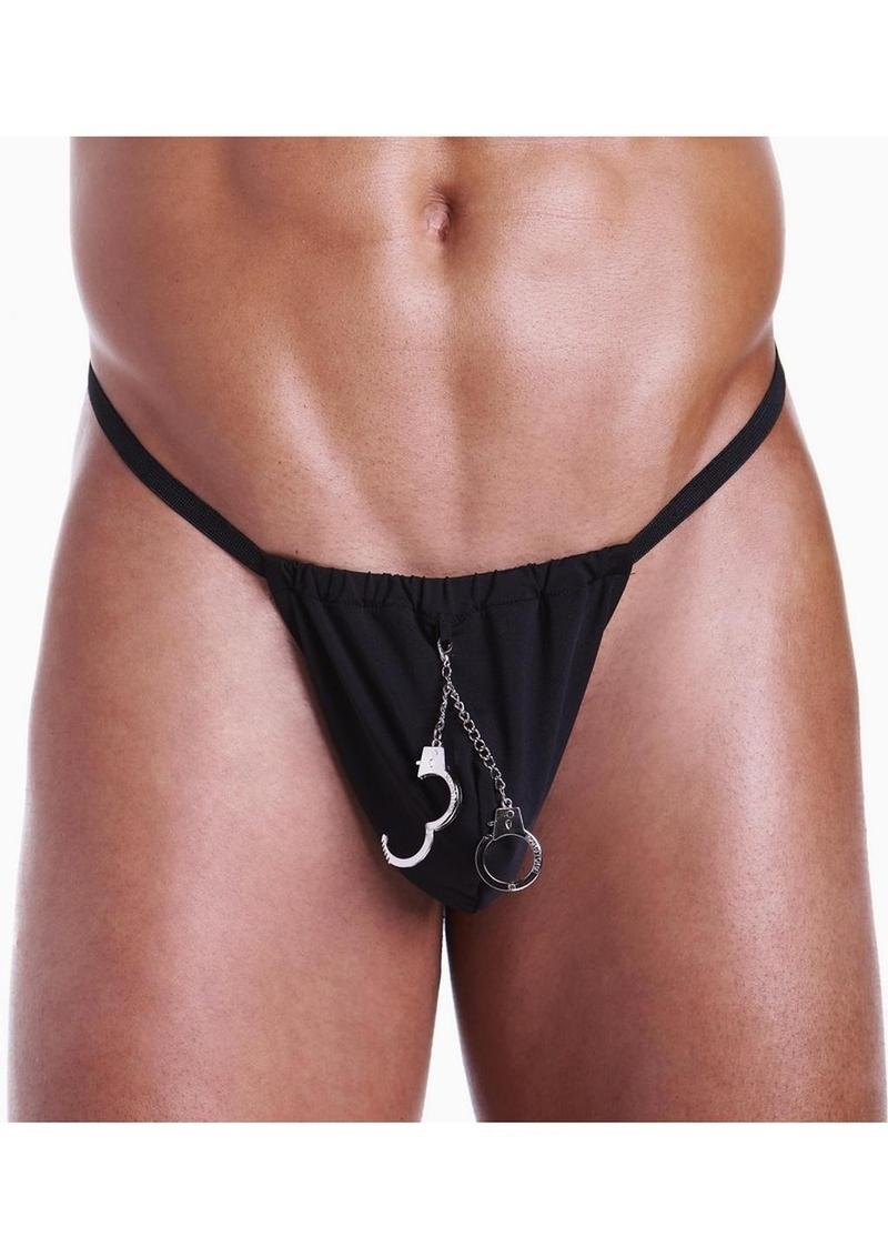 Fundies Hundcuff G-String with Toy Handcuffs