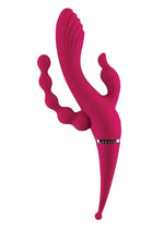 Gender X Four By Four Rechargeable Silicone Quadruple Stimulating Vibrator