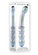 Gender X Lustrous Galaxy Wand Glass Dildo