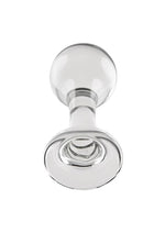 Gender X The Baller Glass Anal Plug - Clear