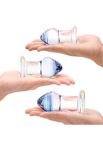 Glas Amethyst Rain Anal Training Kit - Clear - 3 Piece