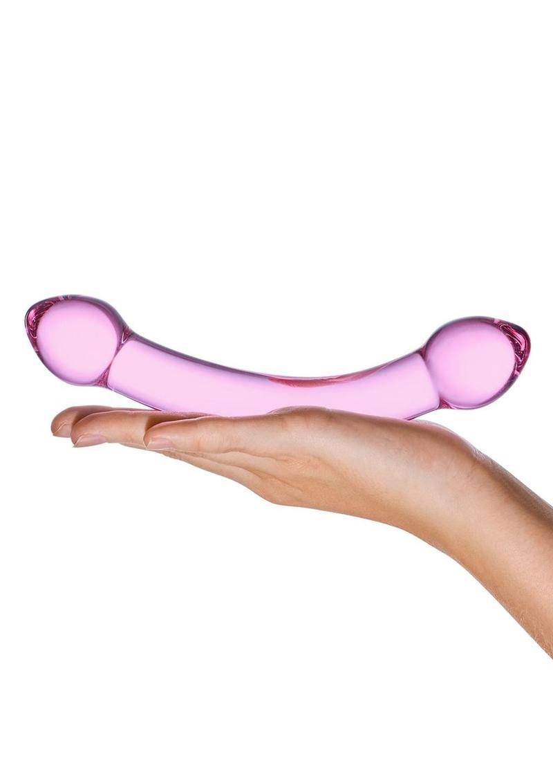 Glas Double Trouble Purple Dildo - Purple