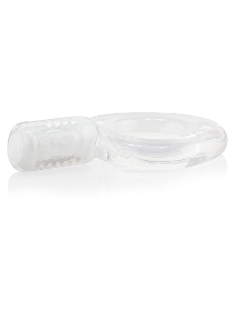 Go Vibe Ring Disposable Cock Ring - Clear