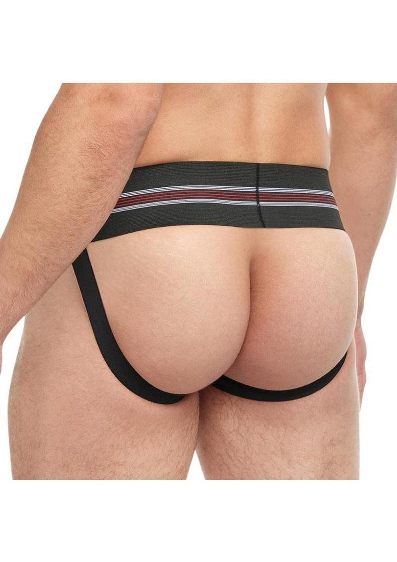 Goal Line Class Jockstrap - Black - Large/XLarge