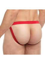 Goal Line Low Rise Jockstrap - Red - Medium/Small