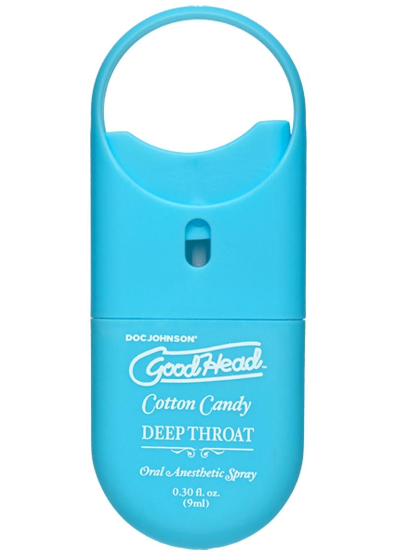 Goodhead Deep Throat To-Go Oral Anesthetic Spray Cotton Candy - .33oz