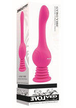 Gyro Vibe Rechargeable Silicone Vibrator with Suction Cup