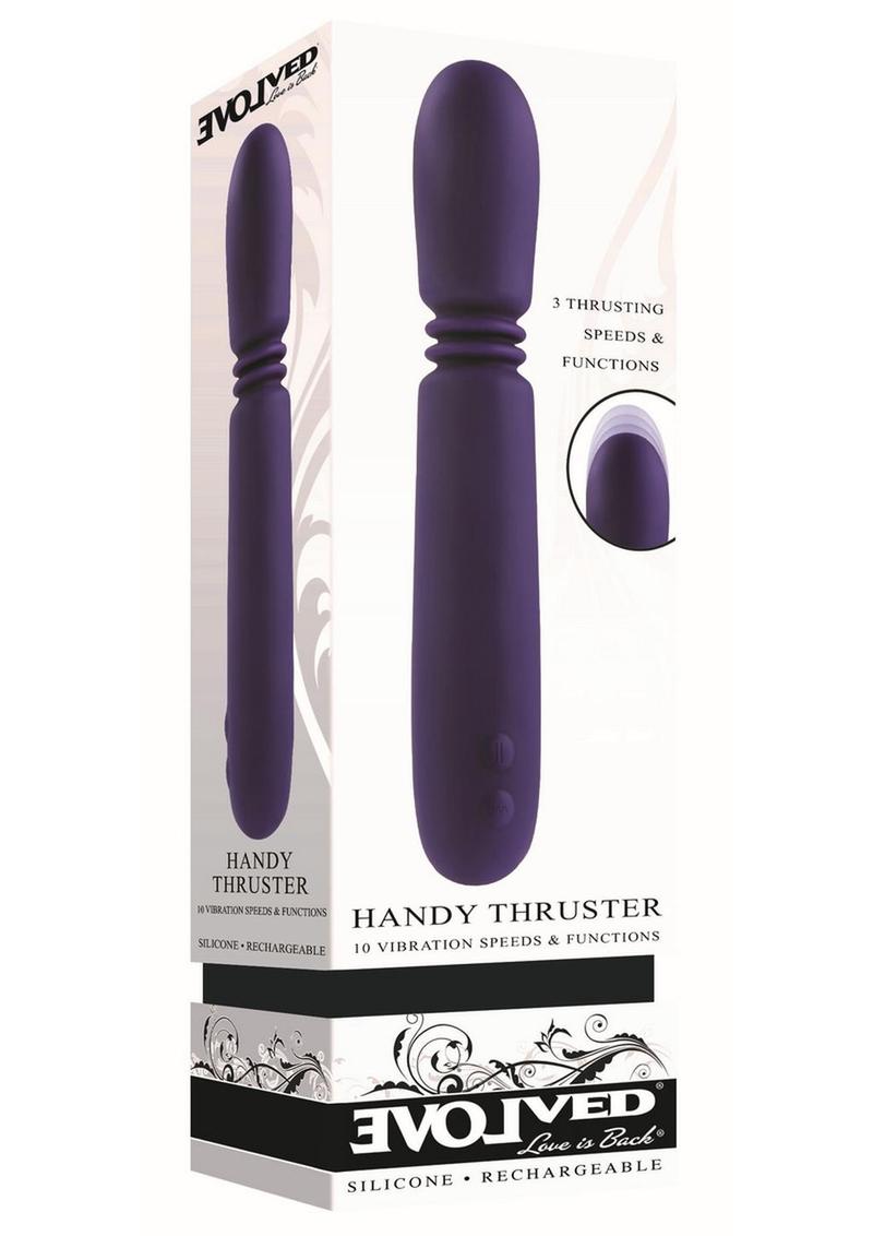 Handy Thruster Rechargeable Silicone Vibrator