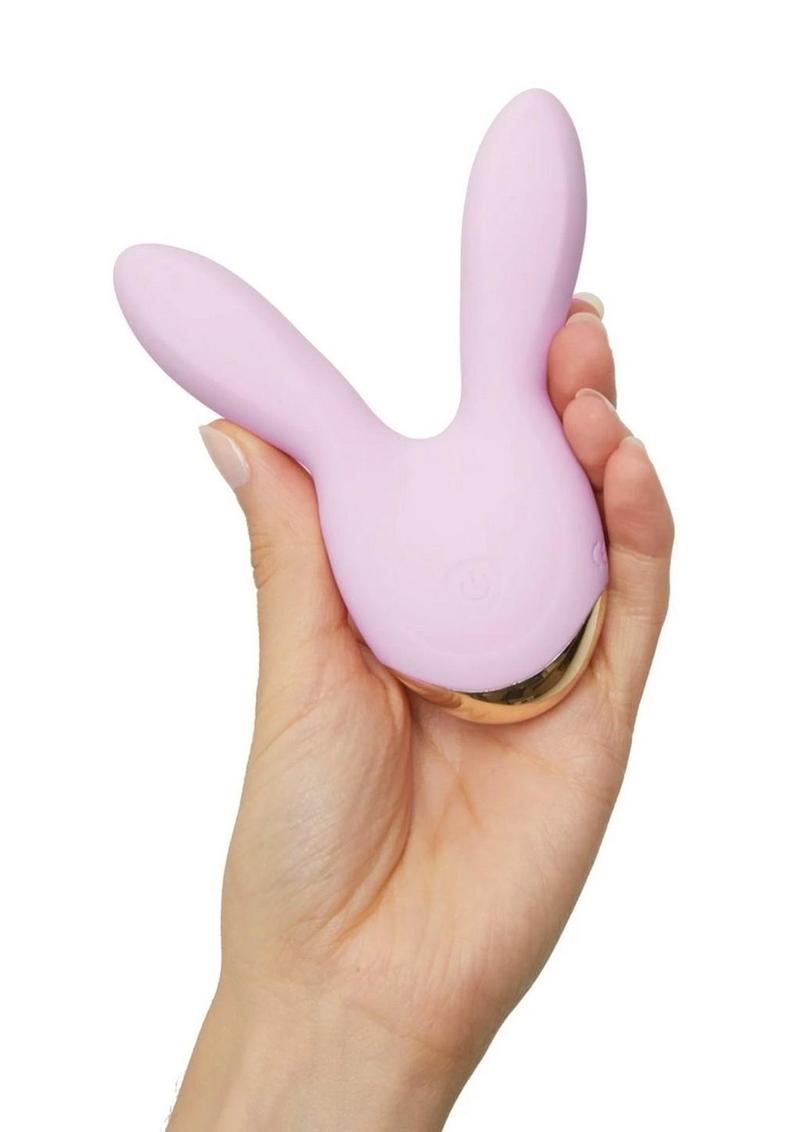 Hear Me Baby Rechargeable Silicone Clitoral Stimulator - Baby Pink/Pink