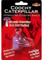 Horny Honey Coochy Caterpillar Vibro Cock Ring - Purple