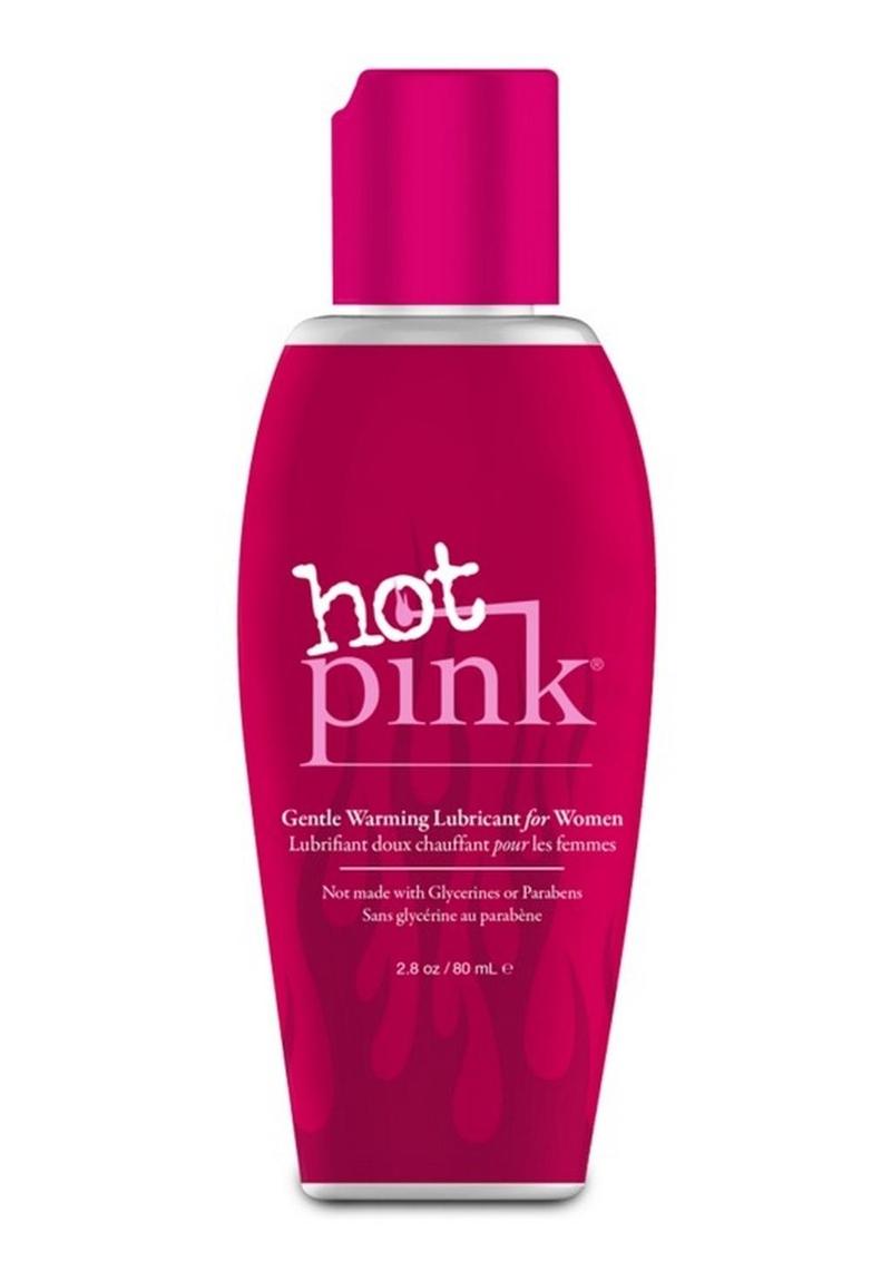 Hot Pink Water Based Warming Lubricant - 2.8oz