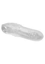 Hunkyjunk Swell Silicone Cocksheath Penis Extender - Clear - 8.25in