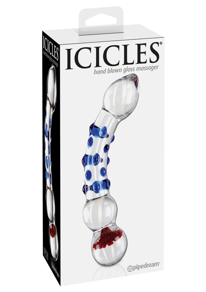 Icicles No. 18 Textured Glass Dildo