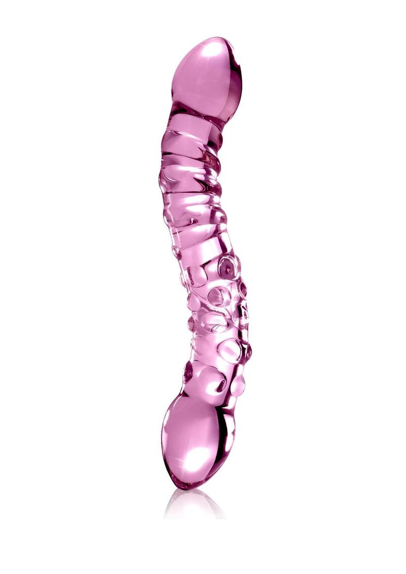 Icicles No. 55 Double-Sided Textured Glass Dildo