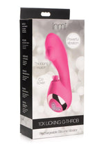 Inmi Shegasm Licking G-Throb Rechargeable Silicone Rabbit Vibrator