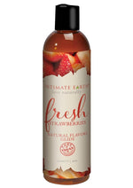 Intimate Earth Oral Pleasure Glide Lubricant Fresh Strawberries - 4oz