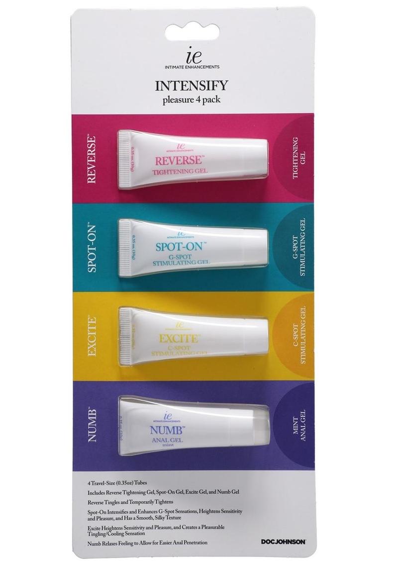 Intimate Enhancements Intensify Pleasure Clitoral Stimulatation - 4 Pack