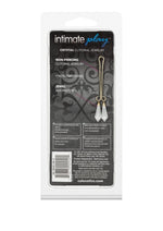 Intimate Play Non-Piercing Beaded Clitoral Jewelry - Clear