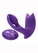 Inya Bump-N-Grind Silicone Rechargeable Warming Vibrator with Remote Control