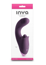 Inya Caprice Rechargeable Silicone G-Spot Vibrator - Purple